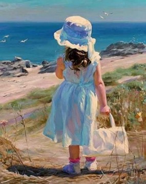 Lovely Little Girl 1 impresionismo Pinturas al óleo